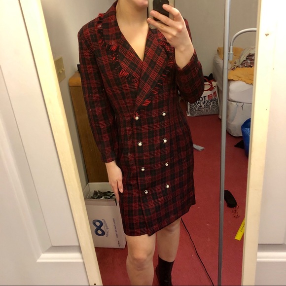 vintage blazer dress